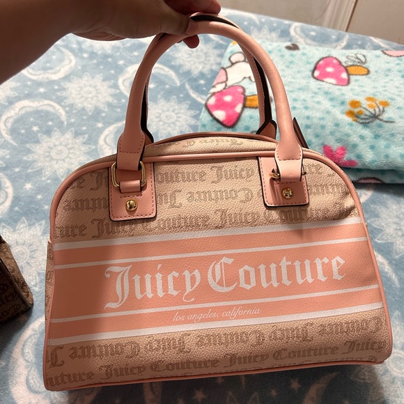 Juicy Couture Handbags - Juicy couture beige and baby pink!